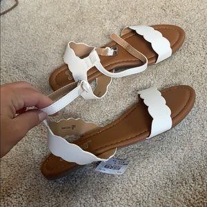White sandal